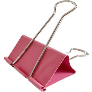 18PCS Jumbo Binder Clips 3 Inch, Pink, Binder Clips Extra Large Heavy Duty for Office Supplies