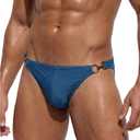 AIEOE Men’s Swim Briefs Low Rise Quick Dry Swimsuit Athletic Training Swimwear Hook and Eye XL