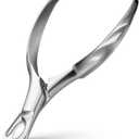 BEZOX Pet Nail Clippers, Whole Stainless Steel Cat Claw Trimmer with Anti Slip Handle, Autoclavable Small Dog Nail Clipper Cutters - Silver