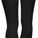 High Waisted Leggings for Women - Tummy Control Yoga Pants for Workout Running Athletic Women's Leggings Plus Size (Black)