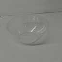Pack Of 1 PLASTICPRO Disposable 150 Ounce Round Crystal Clear Plastic Serving Bowls for Snack or Chip ,Candy Dish, Party Salad Container 