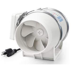 Voltset 4 Inch Duct Fan, Inline Ventilation Exhaust Fan, 280 CFM Duct Intake High Efficiency Air Fan for Vent Bathroom, Kitchen, Grow Tent, Hydroponics, 3D Printer