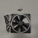 NZXT F120 RGB  120mm RGB PWM PC Fan  High Airflow, Low Noise  Fluid Dynamic Bearing  Single (Requires NZXT RGB Controller for CAM Software)  18 LEDs  Black