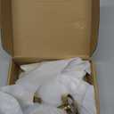 Brushed Nickel Toilet Paper Holder Set, Stainless Steel Towel Ring, Double Post Pivoting Toilet Paper Holder and Hand Towel Holder Set for Bathroom, Bathroom Hardware Accessories Set