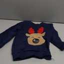 Toddler Boys Christmas Sweatshirts Long Sleeve Pullover Shirts Reindeer Sweaters Xmas Cartoon Tee Sport Tops 1-7T (3T, Dark Blue 2)