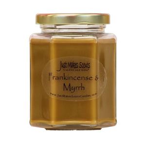 Frankincense & Myrrh Scented Blended Soy Candle (8 oz)