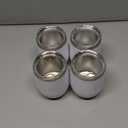 12oz Tumbler with lid, Stainless Steel Travel Mugs Stemless Double Wall Insulated Coffee Cup, Insulated Drink Glasses Travel Tumbler for Cold & Hot Drinks(Pack Of 4)