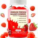 PH Gummies for Women - Ph Balance Gummies for Women Private Area, Feminine Gummy for Immune & Energy Supplement, Vegan, Gluten-Free, Strawberry Flavor, 60 Count