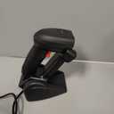 Symcode QR Industrial Bluetooth Barcode Scanner with Wireless Charging Stand, Wireless 2D 1D Bar Code Scanner Drop Protection Shock Dust Proof Hands Free Auto-Sensing Stand Barcode Scanner