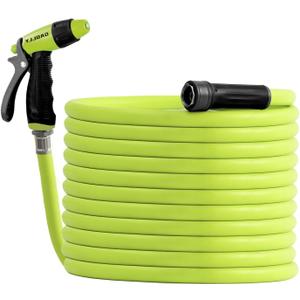 Garden Hose 5/8 in. x 50 ft.,Lightweight All-Weather Water Hose, Durable and Flexible