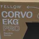 Fellow Corvo EKG Pro Small Electric Tea Kettle for Coffee, 0.9 Liter, Matte Black with Walnut Handle, Corvo EKG Pro