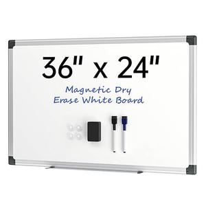 36" x 24"  Whiteboard for Wall, Dry Erase Board with Silver Frame, Hanging White Board for Office, Home, Classroom, Conference Room