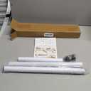 Sliding Door Security Bar, 17-50 inch Adjustable, Window Security Bar with Rubber Tips, Sliding Door Lock Bars, for Window Safety Bars Home Apartment Safety, Home Apartment Patio Heavy Duty Interior