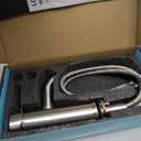 Brushed Nickel Bathroom Faucet, WINKEAR Single Hole Bathroom Faucet with Pop-up Drain and Flexible Hoses, Single Handle for Sink, Vanity, RV, Modern Farmhouse