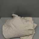 MIULEE Non-See-Through Privacy Curtains 2 Panels, Light Filtering Window Curtains Farnhouse Textured Back Tab Semi Sheer Drapes for Bedroom Living Room, 52 x 96 Inches Long, Linen