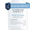 Veterinary Formula Flea and Tick Spray for Dogs, 8 oz – Easy-to-Use Dog Flea Spray, Kills on Contact, Prevents Egg & Larval Development for 14 weeks