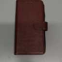 Jiajihua Cover Compatible with Sharp Simple Sumaho 5 Magnetic Closure Wallet Card Slot Flip Kickstand Brown 6,5x3,5