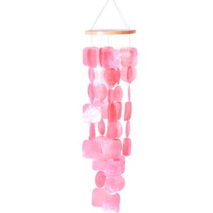 Capiz Shell Wind Chimes - with Clear & Melodious Sound -Handmade Sturdy Wood Wind Chimes Provides Comfortable and Pleasant Ambiance State Every Day, (Pink) Capiz Shell Wind Chimes - with Clear & Melodious Sound -Handmade Sturdy Wood Wind Chimes Provides Comfortable and Pleasant Ambiance State Every Day, (Pink)