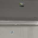 No Drill Blackout Cellular Shades,White,45.5" W x 64" H