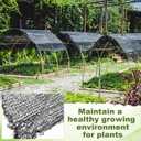 Bird Netting for Garden 14 x 14 ft Garden Netting with 1/4 Inch Mesh Heavy Duty Gardening Protection Mesh for Fruits, Vegetables, Trees, Flowers, Deer, Shields Plants from Birds