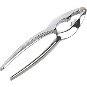 Generic Crab Crackers and Tools/Lobster Nut Crackers and Picks, 2024 New Seafood Tools Stainless Steel Lobster Crab Crackers Forks Lobster Shellers for Home, 1pc, Clip