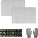 Steel Crypto Seed Storage for BIP39 Hardware, 12 or 24 Words Phrase Bitcoin Seed Storage, Cold Wallet Backup Metal Hardware Cryptocurrency Wallets (Include 2 Stainless Steel Plates with Punch set)