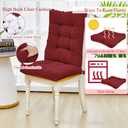 Juexica Ruby Red 17 x 17 Inch 4 Sets Outdoor Patio Chair Cushion