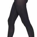 HUE womens Tights With Yoga Waistband (2, Black)