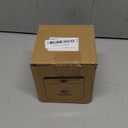 Coffee Bean Storage Container with One-way Valve Airtight Lid Date Tracker for Coffee and More Food Fresh and Storage, Clear Borosilicate Glass Coffee Canister(0.5 Qt - 6 OZ)