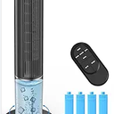 42 INCH Portable Air Conditioners w/LED Touch Screen, 4 Mode&3 Speed,1-Gal Tank for 15H Cooling Evaporative Air Cooler,12H Timer, No Hose No Window Needed, 90° Oscillating AC Unit for Bedroom