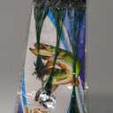 YOTO Steel Fishing Leaders Wire125LB Heavy Duty Saltwater Fish LeaderHigh Strength Leader with Swivel and Snap (green-60pcs)