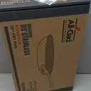 All-Clad D5 10 Inch Brushed Stainless Steel Pro Non Stick Frying pan, 5-Ply Stainless Steel Pan, Induction, Oven Broiler Safe 500F, Pancake Egg Pan, Skillet, Professional Cookware, Silver