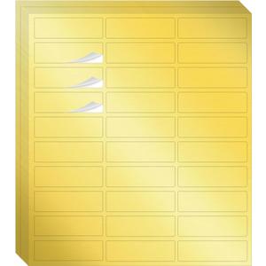 600 Pcs Printable Return Address Labels 0.75 x 2.25 Inch Gold Foil Blank Mailing Labels Personalized Gold Stickers for Envelopes, Mailing, Shipping, and More