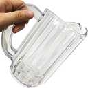 Clear Foodservice Polycarbonate pitcher, Polycarbonate Plastic Restaurant Water Pitcher, Polycarbonate Beer pitcher, Polycarbonate decanters (transparent, 30 oz)