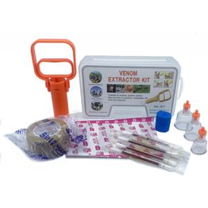 Snake Bite Kit for Humans Venom Extractor Suction Pump kit Insect Bug Bee Sting Survival Kits Emergency First Aid Supplies for Hiking Backpacking Fishing Hunting (Orange)