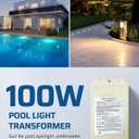 DEWENWILS 100W Pool Light Transformer, 120V AC to 12V/13V/14V AC, Multi-tap Low Voltage Transformer for Swimming Pool Lighting, Spa, Landscape & Fountain Lights, Outdoor Lighting Products, UL Listed