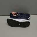 Womens Walking Shoes Arch Support Plantar Fasciitis Shoes Orthotic Tennis Sneakers for Pain Relief (8 Wide, Darkbluepink)