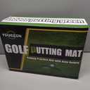 Putting Green Indoor,Golf Putting Mat with Auto Ball Return,Premium Crystal Velvet Surface, Practice Putting mat, Perfect Training Aid & Gift for Golf Lovers Christmas