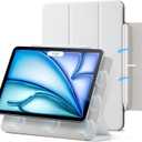 ESR for iPad Air 11 Inch Case M4/M3/M2 (2026/2025/2024), iPad Air 5th/4th Gen (2022/2020), Powerful Magnetic Attachment, Slim Trifold Stand Case, Auto Wake/Sleep, Durable Protection, White