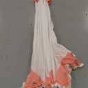 Tempera 9ft Scalloped Patio Umbrellas with Fringe, Market Umbrellas with Water-Resistant and Fade Resistant Canopy, 1.5" Wood Pole & Button Tilt.