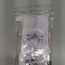 for iPhone 14 Case, [Light Pink Ballet Pattern][Shiny Mirror Case][2-in-1 with Beaded Wrist Strap] Soft TPU Frame, Shockproof and Anti-Shock, Suitable for Women & Girls