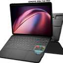 Doohoeek New Keyboard Folio w/Status Screen for Lenovo Idea Tab Pro 12.7" 2025, Idea Tab Pro 12.7 Inch Keyboard Bluetooth with Trackpad & Any-Angle Stand & Backlit Key, Idea Tab Pro Keyboard Cover