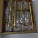 Haidms 10 Pack | 3 Inch Cabinet Handles Gold Stainless Steel Kitchen Drawer Pulls Cabinet Pulls 5 Inch Length, 3 Inch Hole Center