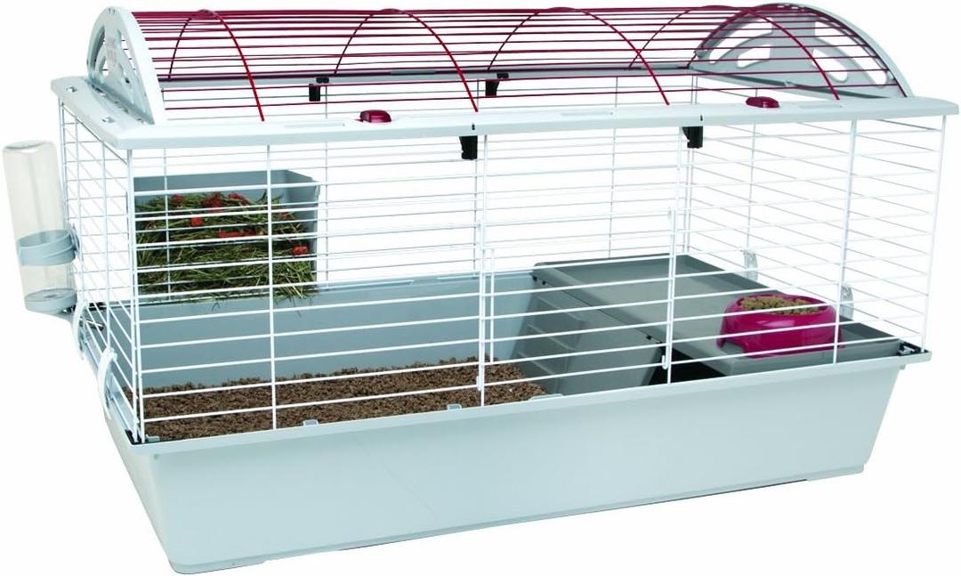 Living World - Deluxe Hybrid Habitat, Large - Rabbit, Guinea Pig, Chinchillas, and Small Animal Cage (37.8"L x 22.5"W x 22.0"H)