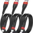 OIITH MFi Certified for iPhone Charger Cable 3 Pack 3 Ft, for Lightning Charging Cord, Fast 2.4A for iPhone USB Cord Compatible with iPhone12/11/XS/Max/XR/X/8/8P/7P/6/iPad - Red
