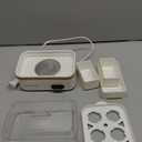 Rapid Egg Cooker Electric 6 Eggs Capacity, Soft, Medium, Hard Boiled, Poacher, Omelet Maker Egg Poacher With Auto Shut-Off, BPA Free-White