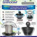 TubShroom Ultra Revolutionary Bath Tub Drain Protector Hair Catcher/Strainer/Snare, Stainless Steel, Stainless Combo