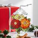 Christmas Ornaments: Stained Glass Ornament, Birth Flower Ornament, Christmas Tree Ornaments & Xmas Tree Decorations Exquisite Holiday Decor, Birth Flower Gifts Perfect Holiday & Xmas Gifts - Nov