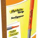 Bic Highlighter Grip Pens - Orange, Box of 12