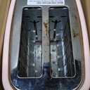 Nostalgia Retro Wide 2-Slice Toaster, Vintage Design With Crumb Tray, Cord Storage & 5 Toasting Levels, Pink